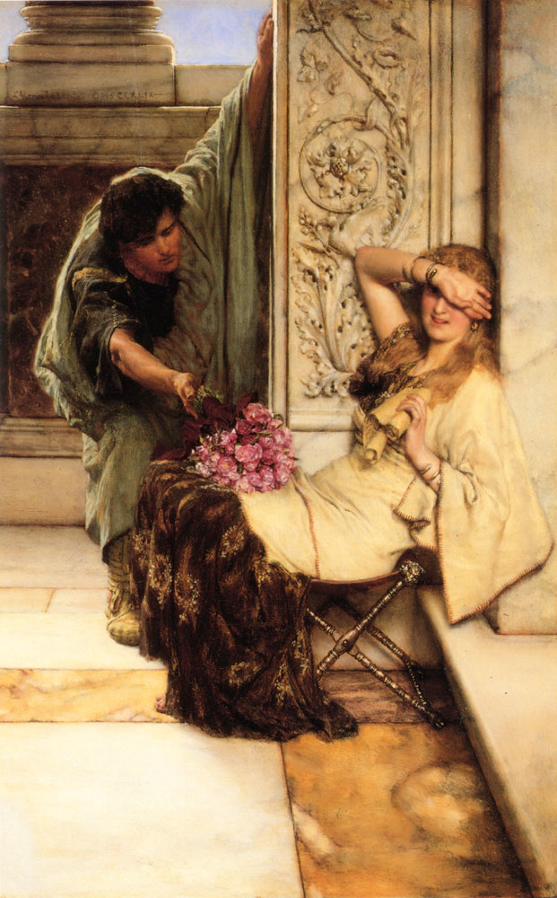 Shy by Lawrence Alma-Tadema